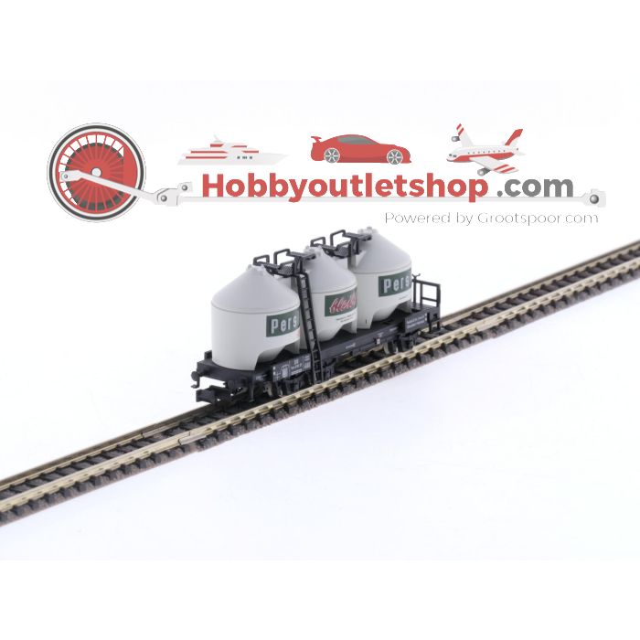 Schaal N Minitrix 15190 & 15193 silowagen & stofcontainerwagen an de DB #5512 - sku: 20240328094657 - Gebraucht - Wie Neu - Bild 6
