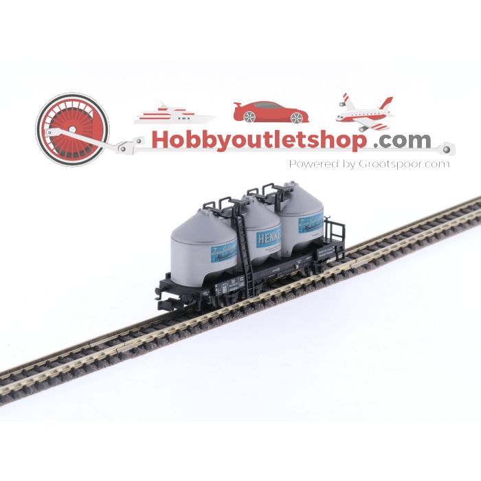 Schaal N Minitrix 15190 & 15193 silowagen & stofcontainerwagen an de DB #5512 - sku: 20240328094657 - Gebraucht - Wie Neu - Bild 9