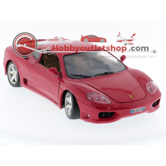 Burago 1/18 Ferrari 360 Modena Jaune 1999 - Réf 3368 - Miniature Occasion