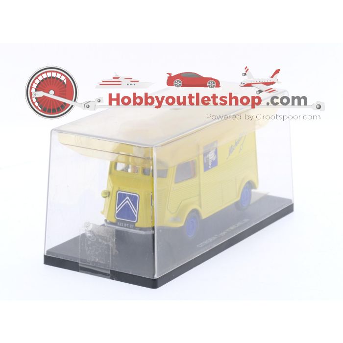 Schaal 1:43 Eligor (Norev) en Ixo (Altaya) set van 2 Citroën type H Michelin #3462