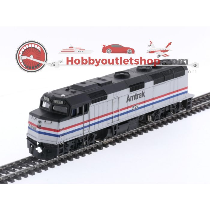 Schaal H0 Spectrum en Athearn set diesel locomotieven van Amtrak #3463