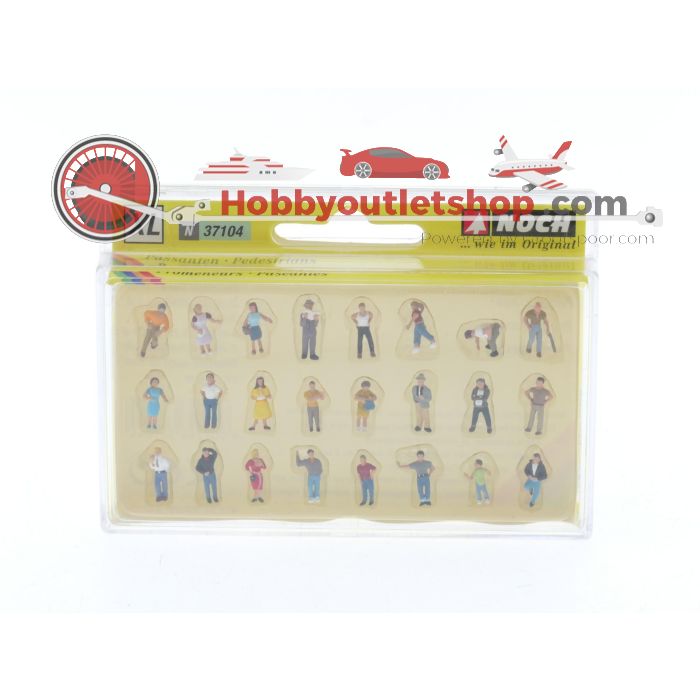 Schaal N Faller 2205 bouwpakket suppermarkt met 37104 voorbijgangers set XL en 3 bestelbussen #5521 - sku: 20240409022048 - Gebruikt - Zo goed als nieuw - Afbeelding 12