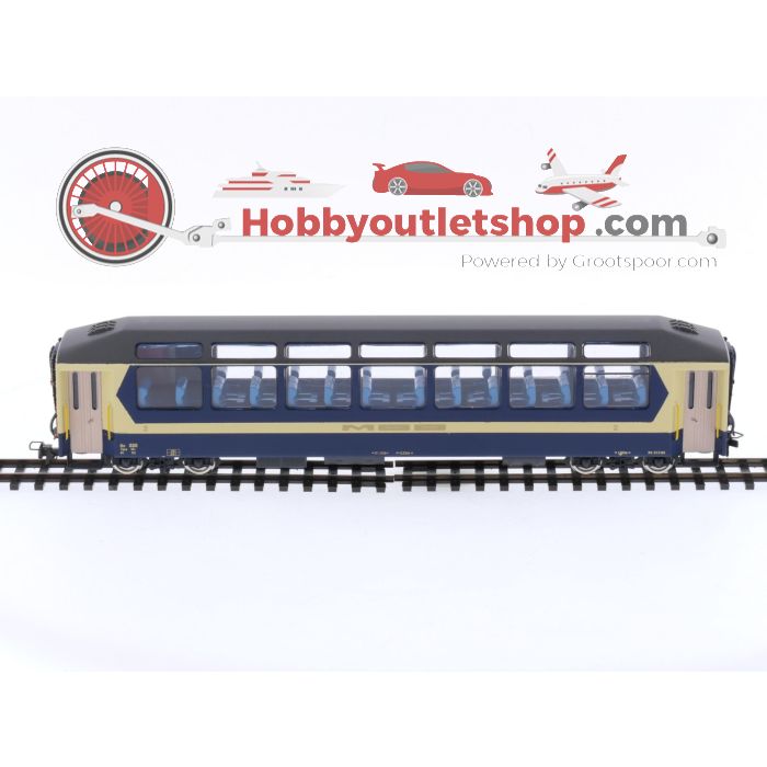 Schaal H0m Fulgurex 4114/2 panoramawagen 2e klas 220 van de MOB. OPTISCHE SCHADE / OPTICAL DAMAGE #P155