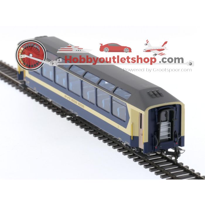 Schaal H0m Fulgurex 4114/2 panoramawagen 2e klas 220 van de MOB. OPTISCHE SCHADE / OPTICAL DAMAGE #P155
