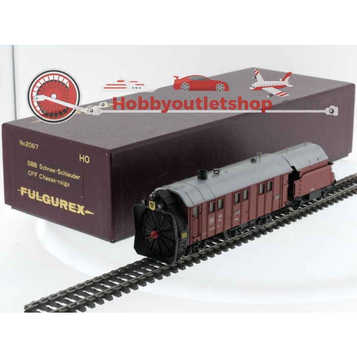 Schaal H0 Fulgurex 2067 sneeuwblazer van de SBB. OPTISCHE SCHADE / OPTICAL DAMAGE #P156