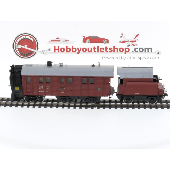 Schaal H0 Fulgurex 2067 sneeuwblazer van de SBB. OPTISCHE SCHADE / OPTICAL DAMAGE #P156