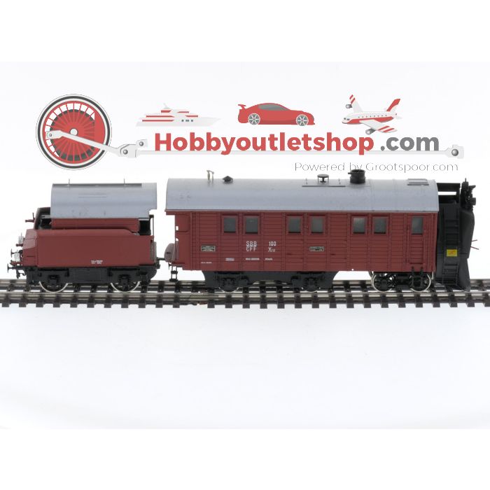 Schaal H0 Fulgurex 2067 sneeuwblazer van de SBB. OPTISCHE SCHADE / OPTICAL DAMAGE #P156