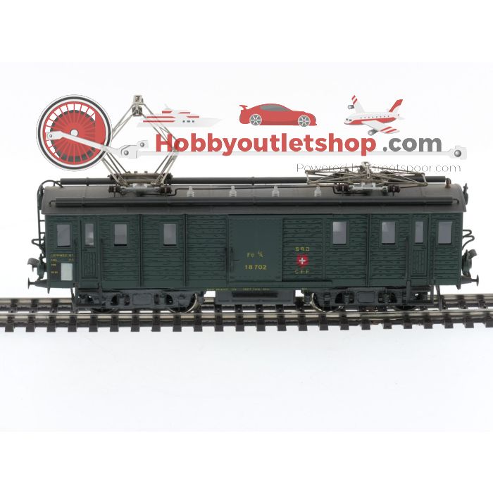 Schaal H0 SMF AG A312A/2 bagagerijtuig Fe 4/4 van de SBB. OPTISCHE SCHADE / OPTICAL DAMAGE #P158