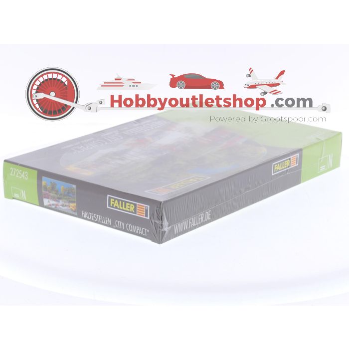 Schaal N Faller 272543 bushokje "City compact" met Noch 365320, 36226 en bussen #5539 - sku: 20240411041049 - Gebruikt - Zo goed als nieuw - Afbeelding 3