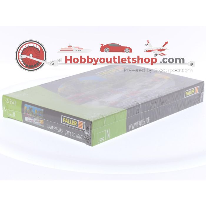 Schaal N Faller 272543 bushokje "City compact" met Noch 365320, 36226 en bussen #5539 - sku: 20240411041049 - Gebruikt - Zo goed als nieuw - Afbeelding 4