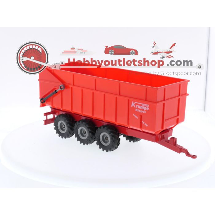  Schaal 1:32 SIKU 2966 Krampe TW 800 Muldenkipper rood #3493