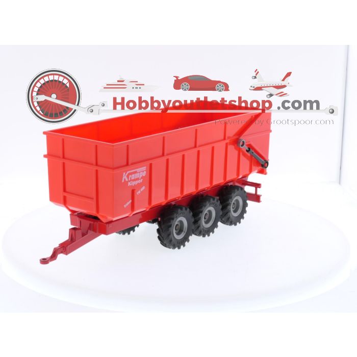  Schaal 1:32 SIKU 2966 Krampe TW 800 Muldenkipper rood #3493