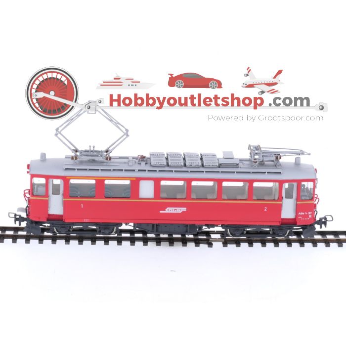 Schaal H0m Lemaco H0m-012 elektrisch treinstel ABe 4/4 No.37 van de RhB #P167