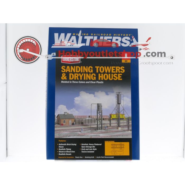 Schaal N Walthers 933-3813 zandtorens & drooghuis #5546
