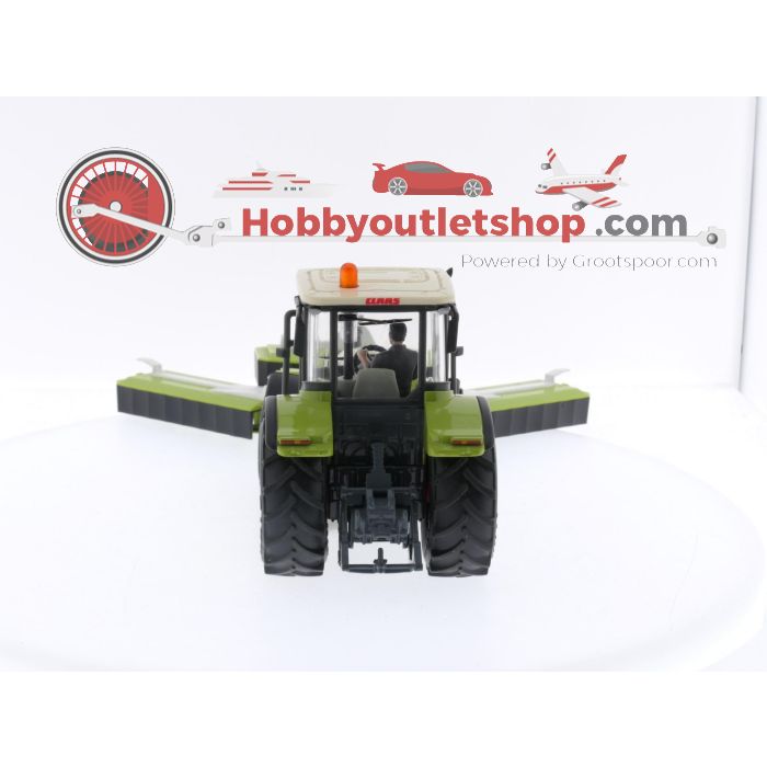 Schaal 1:32 SIKU 7605 Claas Ares 697 ATZ + 2265 - Claas grootvlak maaimachine #4001
