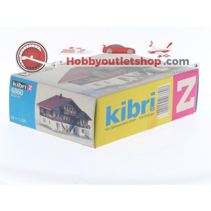Schaal Z Kibri 6860, Vollmer 9546, 9547 en 9560 set van 4 huizen #5566