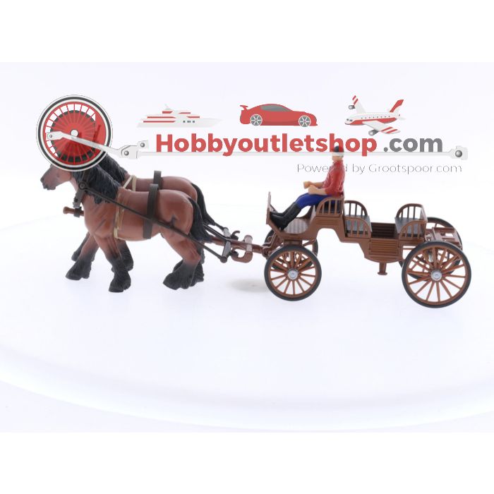 Schaal 1:32 Siku 4671 Carriage with Horses #4020