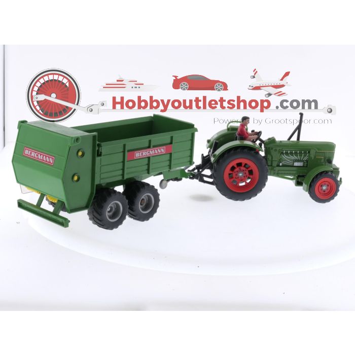 Schaal 1:32 Siku 2964 Bergmann meststrooier + Siku 3462 Deutz D 9005 #4021 - sku: 20240419093346 - Gebruikt - Zo goed als nieuw - Afbeelding 3