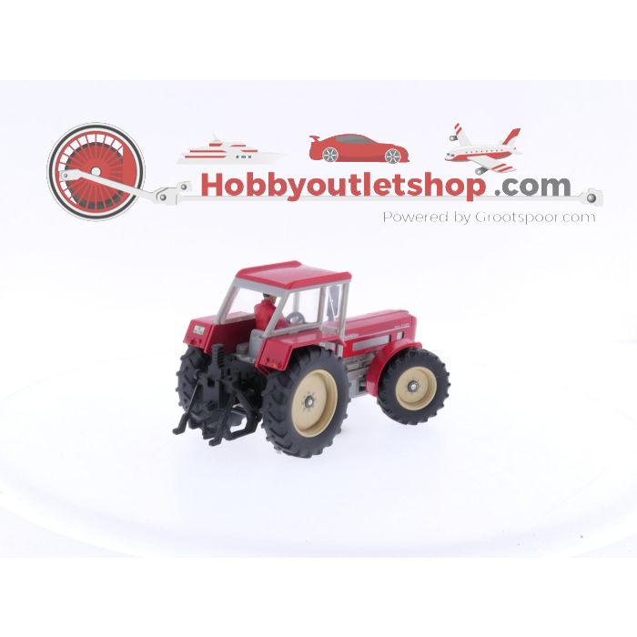 Schaal 1:32 Siku 3469 Schlüter Super 1250 VL + Siku 2451 - Dubbele hooihark #4024