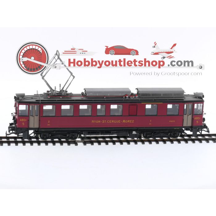 Schaal H0m Lemaco H0m-021 elektrisch motorrijtuig ABDe 4/4 5 van de NStCM #P171