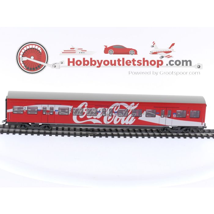 Schaal H0 Märklin 4393 3 S-Bahn rijtuigen met Coca-Cola reclame van de DB #5574 - sku: 20240423042359 - Used - Like new - Photo 3