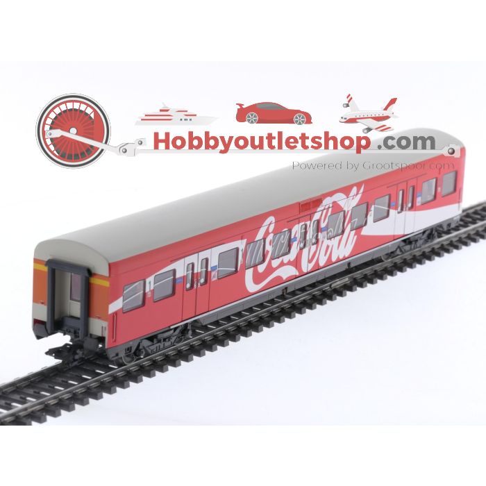 Schaal H0 Märklin 4393 3 S-Bahn rijtuigen met Coca-Cola reclame van de DB #5574 - sku: 20240423042359 - Used - Like new - Photo 5