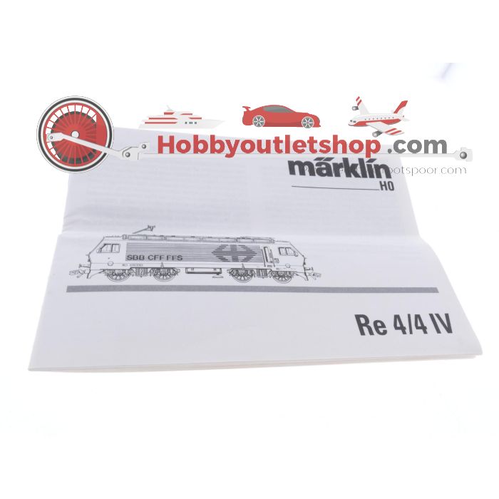 Schaal H0 Märklin 3430.5 elektrische locomotief Re 4/4 IV van de SBB delta digitaal #5577 - sku: 20240424034633 - Used - Very good condition - Photo 9