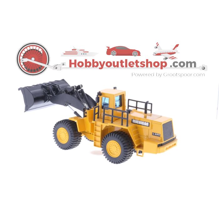Schaal 1:50 JOAL - 231 Volvo B.M A25 Dump truck &  239 Michigan L320 Graafmachine #4097