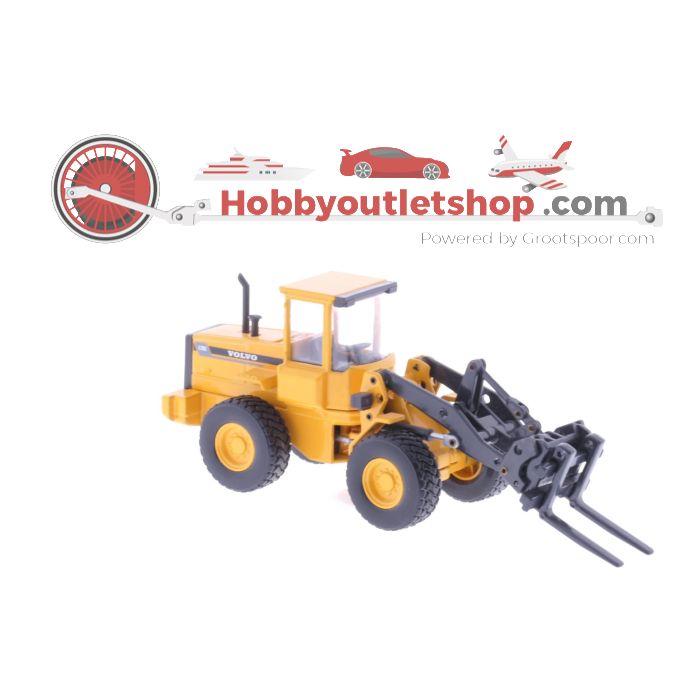 Schaal 1:50 JOAL - 163 Volvo L-70C 221 Cat stoomroller Traktor CAT-631 & 279 Compacte bulldozer met ploeg #4103