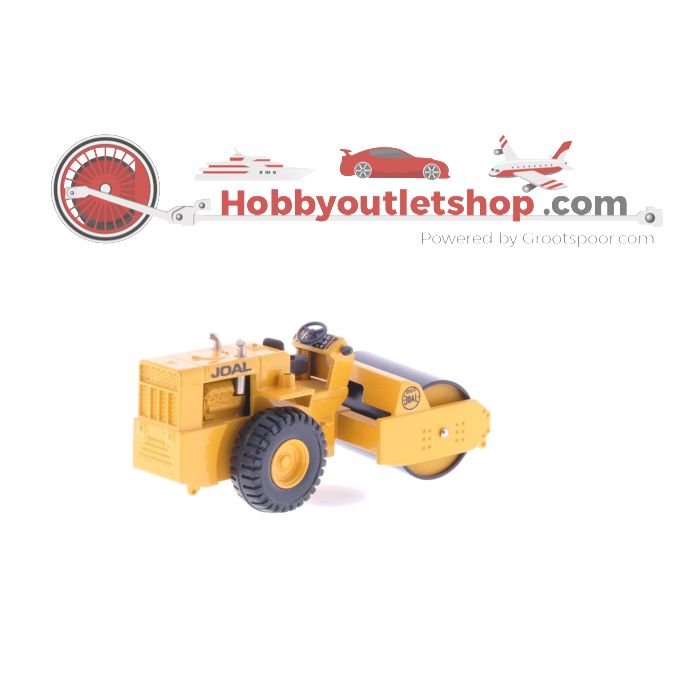 Schaal 1:50 JOAL - 163 Volvo L-70C 221 Cat stoomroller Traktor CAT-631 & 279 Compacte bulldozer met ploeg #4103