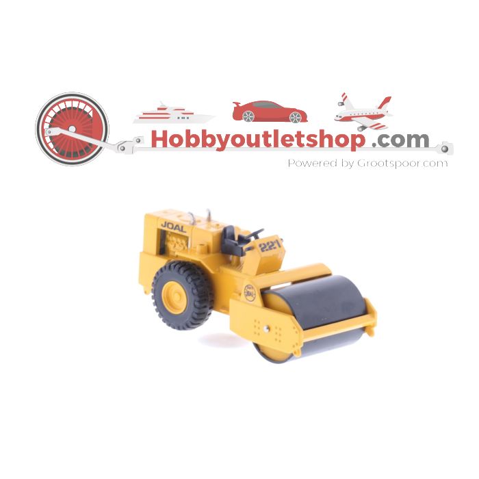 Schaal 1:50 JOAL - 163 Volvo L-70C 221 Cat stoomroller Traktor CAT-631 & 279 Compacte bulldozer met ploeg #4103
