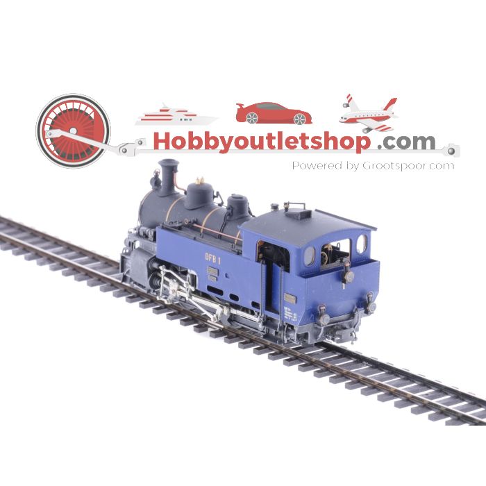 Schaal H0m Ferro Suisse tenderstoomlocomotief HG3/4 nr. 1 
