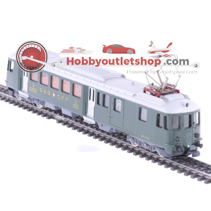 Schaal H0 HAG nr. 150 elektrisch motorrijtuig BFe 4/4 van de SBB #P175