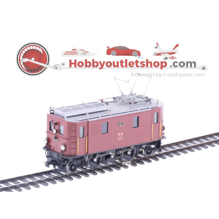 Schaal H0m Ferro Suisse elektrische locomotief Ge 2/4 nr. 222 van de RhB #P178