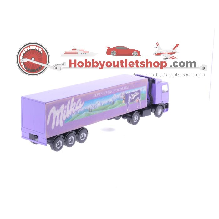 Schaal 1:50 Lion Car No86 Daf 95 vrachtauto Milka #4120
