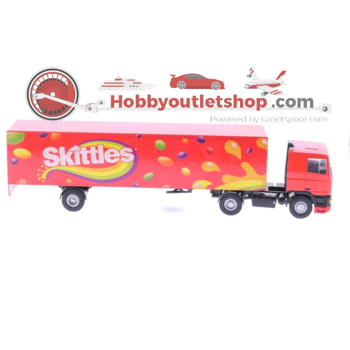 Schaal 1:50 Lion Car No86 Daf 95 vrachtauto Skittles #4118