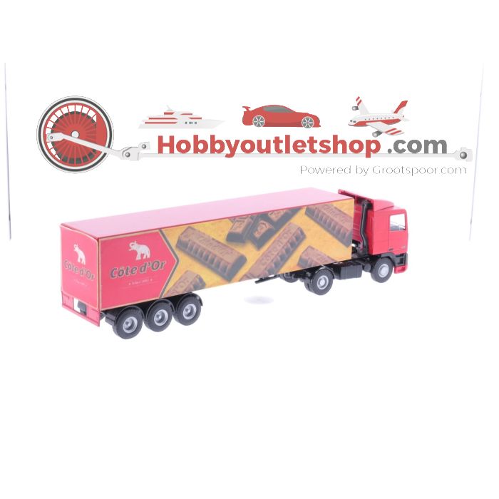 Schaal 1:50 Lion Car No86 Daf 95 vrachtauto Cote d'or #4123