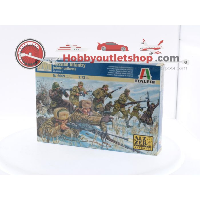 Schaal 1:72 Set van 4 bouwpakketten thema Infantery en Artillery/tank 2e wereldoorlog. #4137