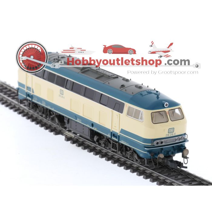 Schaal H0 Fleischmann 423602 diesel locomotief BR 218 van de DB #5636