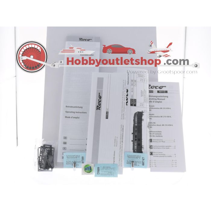 Schaal H0 Roco 73717 diesellocomotief BR 210 van de DB "Limeted edition" Digitaal #5659 - sku: 20240516024719 - Gebruikt - Nieuwstaat - Afbeelding 8