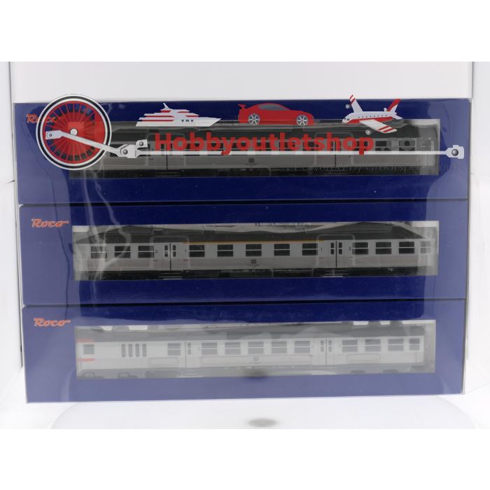 Schaal H0 Roco 64051 3-delige wagonset 