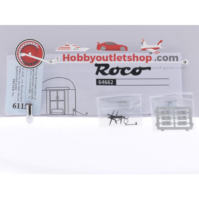 Schaal H0 Roco 64662 personenrijtuig 2e kl. "Silberling" van de DB #5689 - sku: 20240523110600 - Gebruikt - Zo goed als nieuw - Afbeelding 9