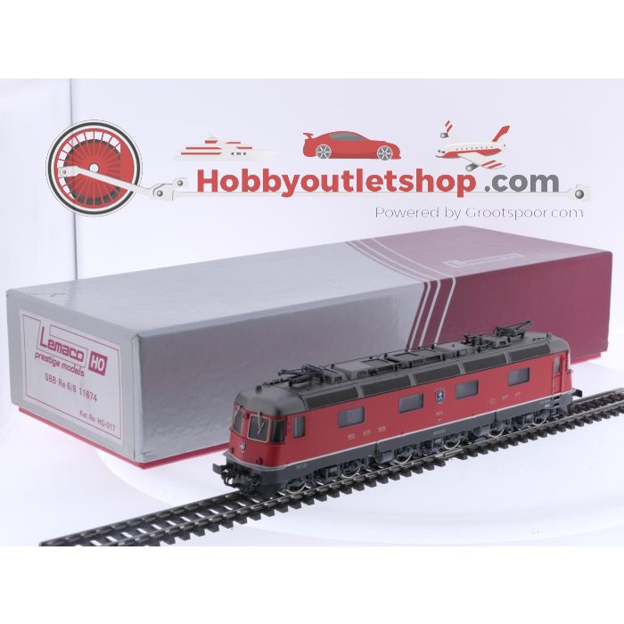 Schaal H0 Lemaco H0-017 elektrische locomotief Re 6/6 11674 van de SBB #P183