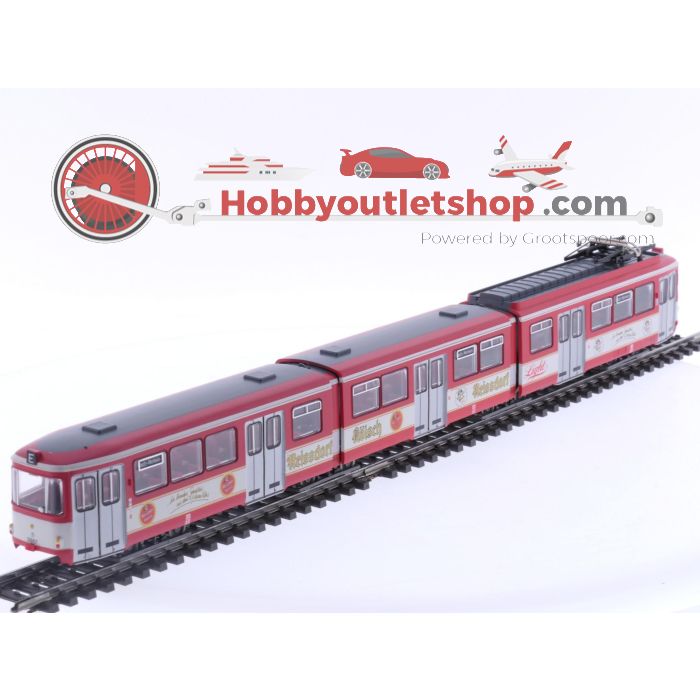 Schaal H0 Roco 43186 3-delige tram "Reissdorf KÖLSCH" van de DB #5698 - sku: 20240528100301 - Gebraucht - Neuer Zustand - Bild 13