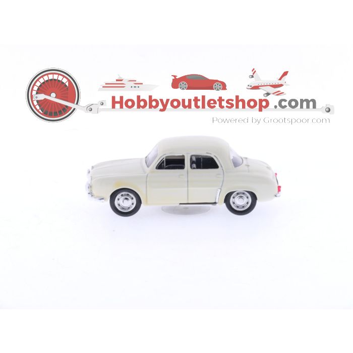 Schaal 1:43 Solido Renault dauphine blanche 1962. #4242