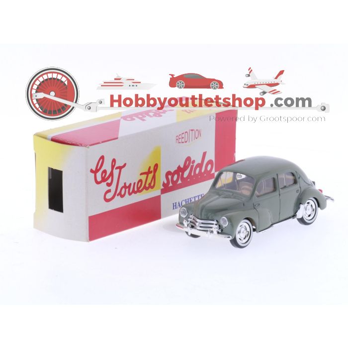 Schaal 1:43 Solido Renault 4CV (R1062) 4-door Berline 1954. #4241