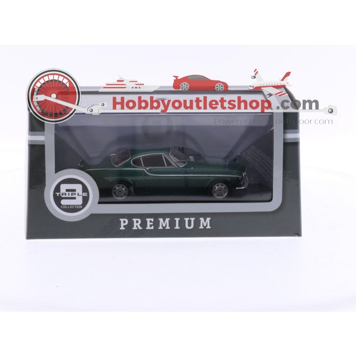 Schaal 1:43 Triple9 Premium Volvo P1800, dark green 1965 #4248