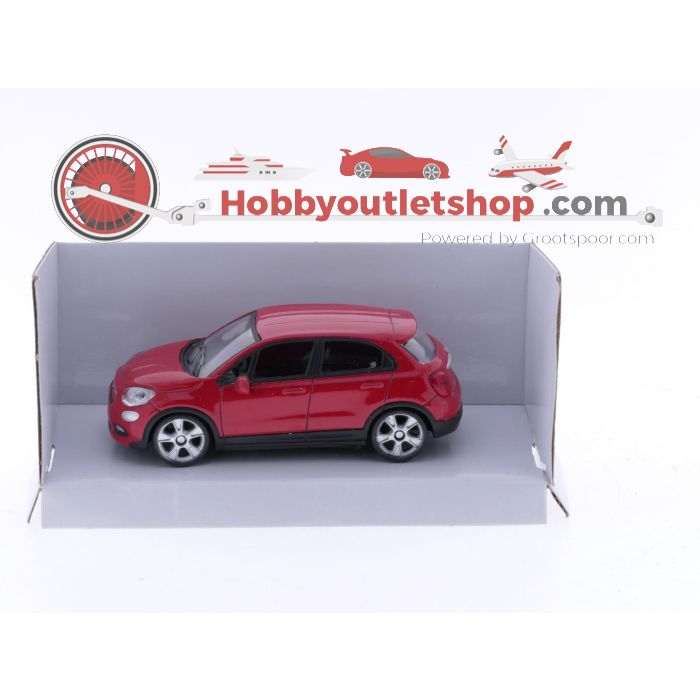 Schaal 1:43 Mondo Motors MM53201 Fiat 500X 2016 Red #4257