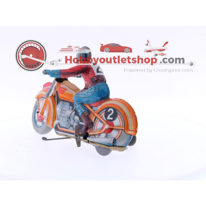 Technofix G.E.255 BLECHSPIELZEUG speelgoed motorfiets opwindbaar speelgoed jaren 70 #4266 - sku: 20240611042411 - Gebraucht - Bild 5