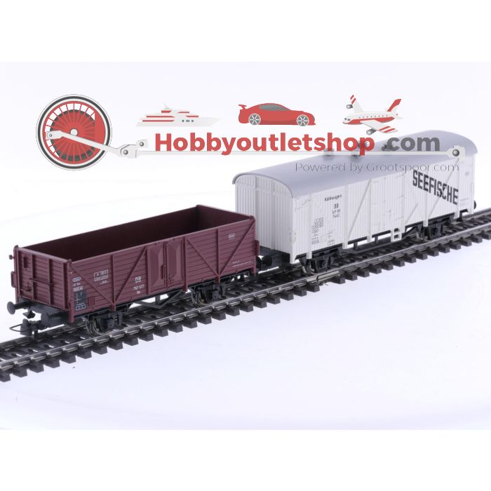 Schaal H0 Roco 44002 set van 8 goederenwagons van de DB #5733